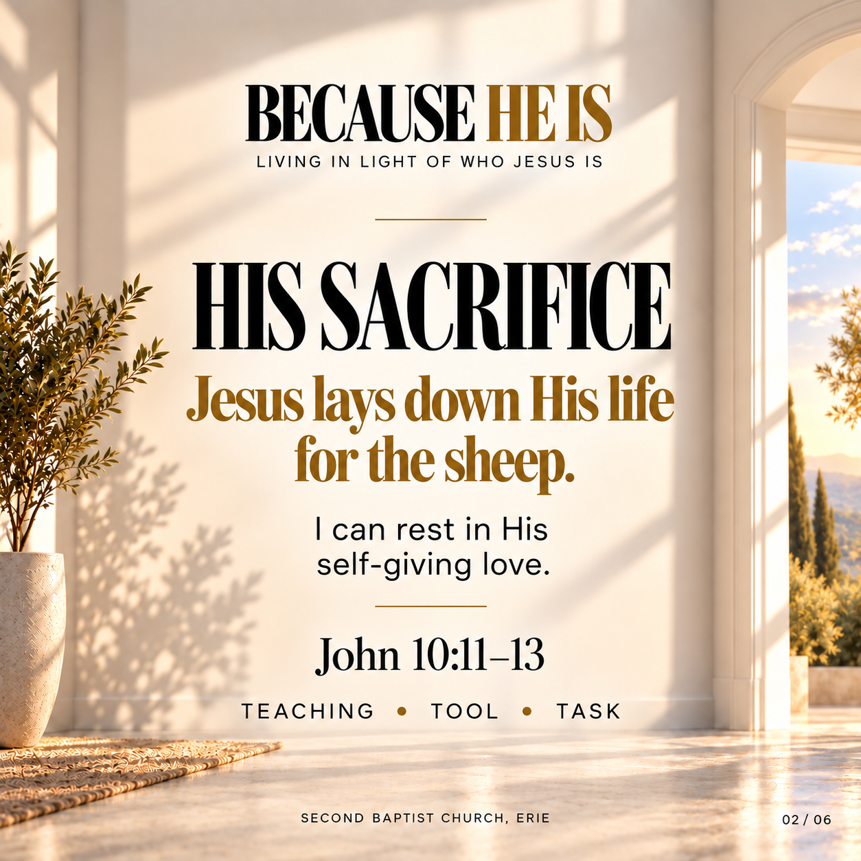 His Sacrifice
