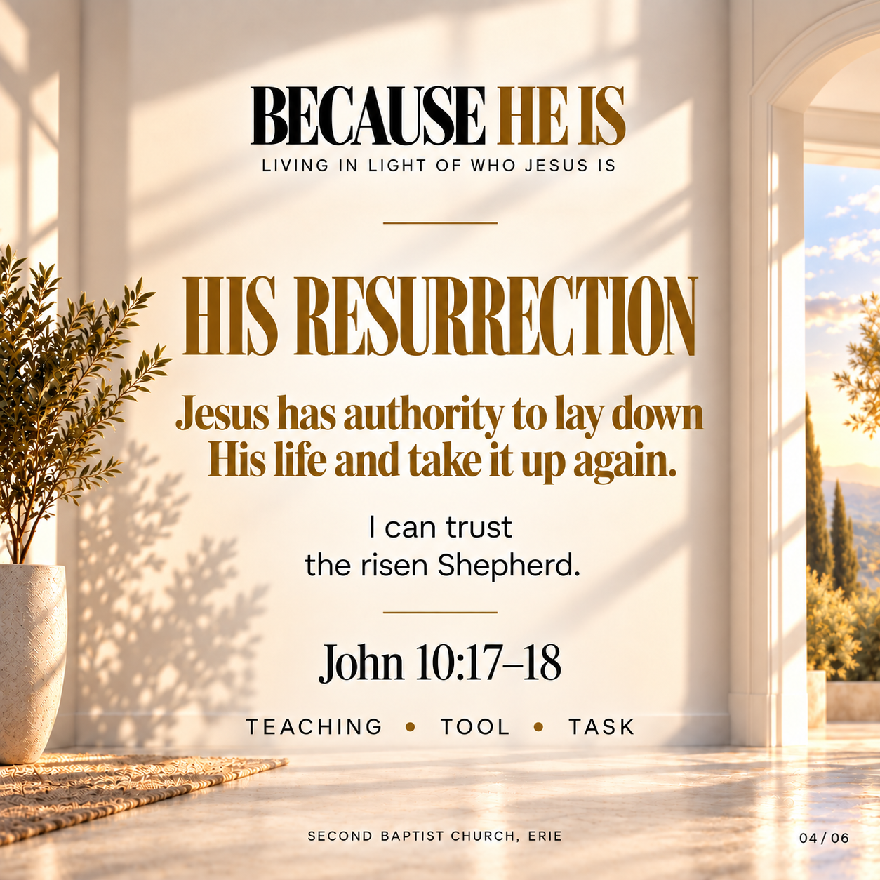 His Resurrection